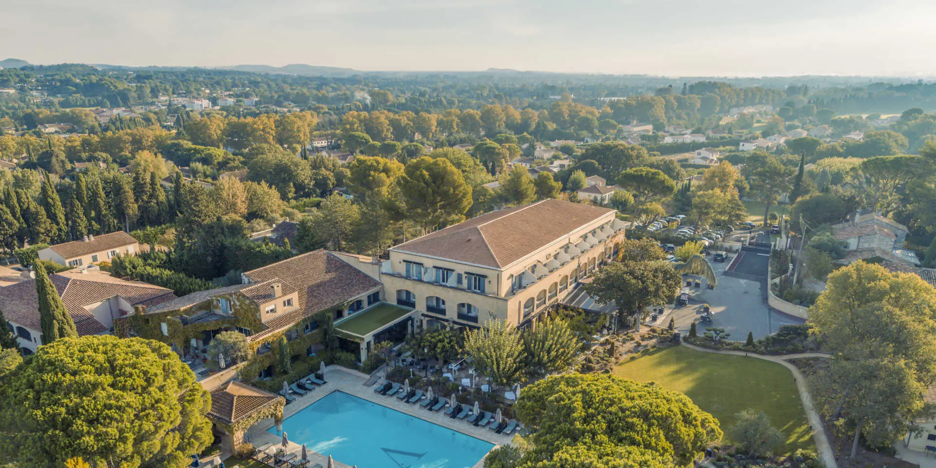 Vue Aérienne Vallon De Valrugues Saint-Rémy-de-Provence Provence