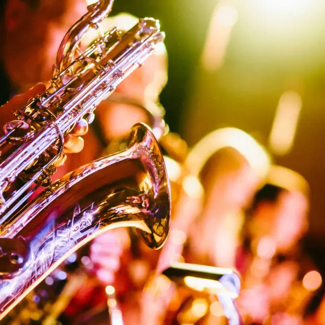 Jazz concert at dusk
