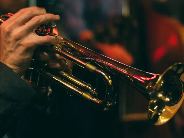 Jazz concert at dusk