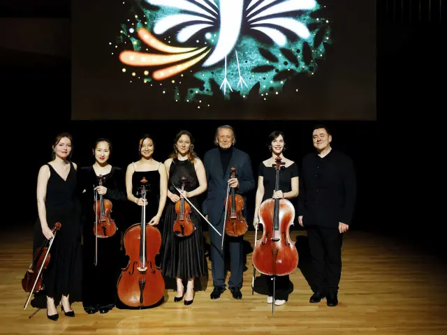 Pastorale-Sinfonie. Fidelio-Quartett: Camille Fonteneau und Verena Chen, Violinen – Léa Hennino, Viola –Maria Andrea Mendoza, Cello. Gérard Caussé, Viola. Caroline Sypniewski, Cello. Grégoire Pont