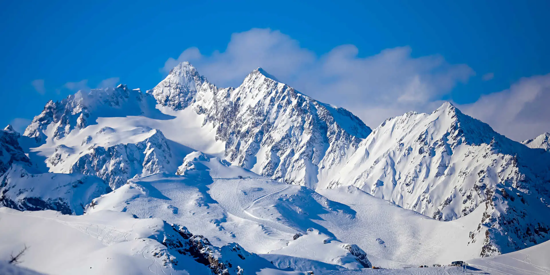 Vue panoramique du domaine skiable de Serre Chevalier
