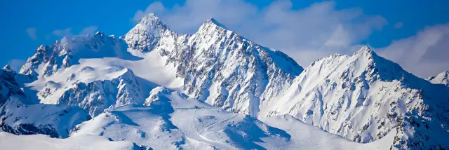 Vue panoramique du domaine skiable de Serre Chevalier